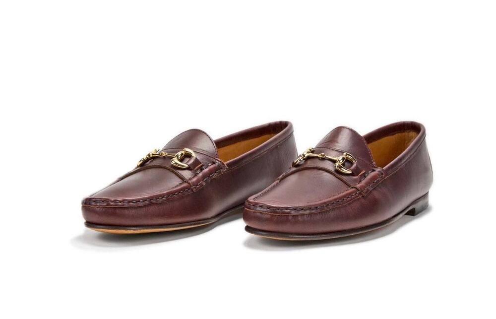 Jay Butler Millbank Bit Loafer Burgundy Full Grain Leather Gold Bit Size 8.5